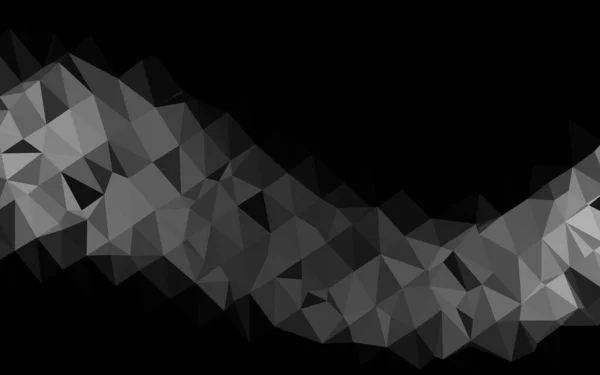 Темно Серебристый Серый Векторный Размытый Треугольник — стоковый вектор