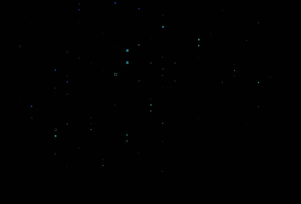 Темно Синяя Зеленая Векторная Текстура Прямоугольном Стиле Иллюстрация Набором Красочных — стоковый вектор