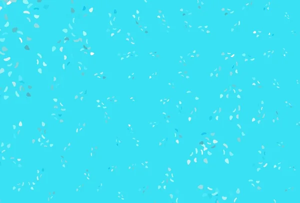Modèle Vectoriel Bleu Clair Avec Des Formes Memphis Illustration Abstraite — Image vectorielle