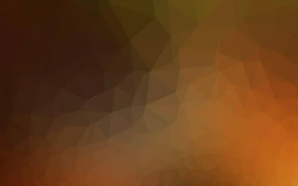 Dark Orange Vektor Abstraktní Mozaika Vzor — Stockový vektor
