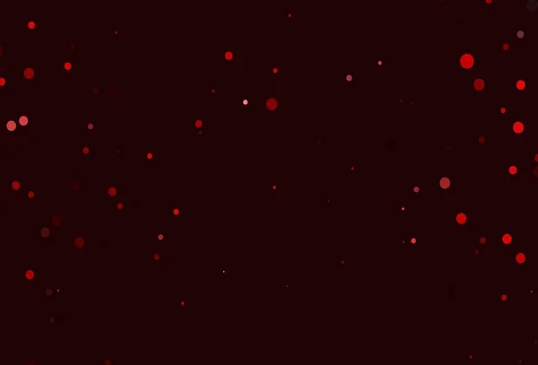 Disposition Vectorielle Rouge Clair Avec Des Formes Circulaires Illustration Abstraite — Image vectorielle