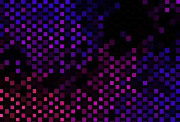 Темно Фіолетовий Векторний Візерунок Кристалами Прямокутниками Прямокутники Абстрактному Тлі Барвистим — стоковий вектор