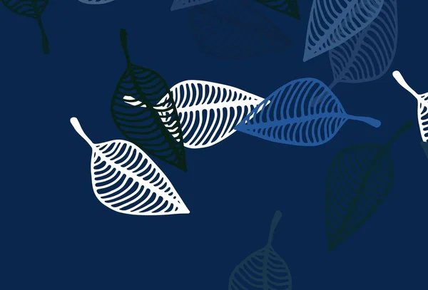 Modèle Peint Main Vecteur Bleu Clair Illustration Colorée Style Doodle — Image vectorielle