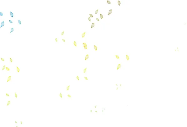 Vallende Gouden Confetti Geïsoleerd Witte Achtergrond — Stockvector