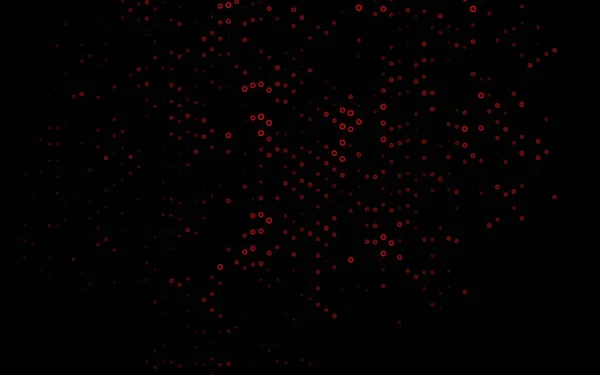 Licht Rode Vector Achtergrond Met Bubbels — Stockvector