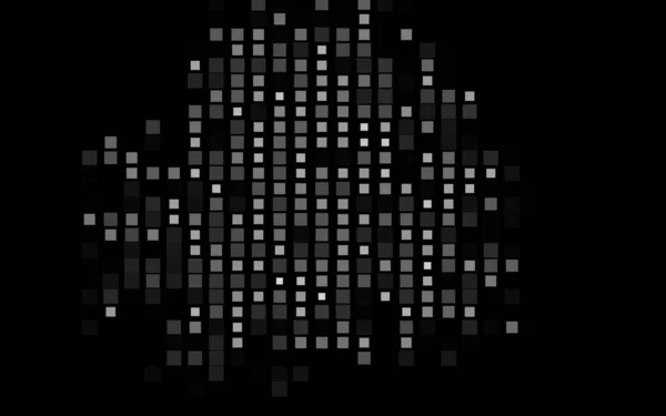 黒と白の四角形の抽象的な背景 — ストックベクタ