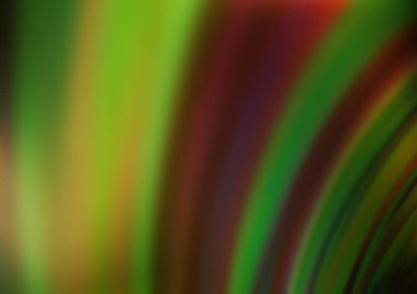 Koyu yeşil, lav şekilli sarı vektör şablonu.