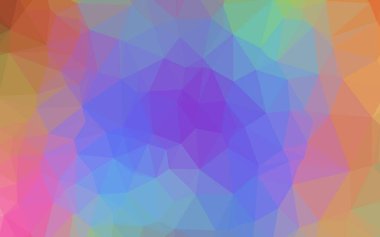 Soyut geometrik renkli vektör çokgen arkaplan