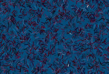 Düz çizgileri olan koyu mor vektör düzeni. Bulanık dekoratif tasarım basit bir şekilde çizgilerle. Reklamlar, posterler, afişler için desen.