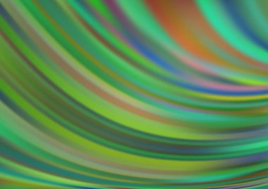 Lav şekilli açık yeşil vektör deseni.