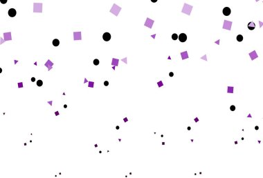 Açık Mor çizgiler, daireler, çizgiler, dikdörtgenler. Daireler, çizgiler, rengarenk eşkenar dörtgenler. Duvar kağıtları için şablon.