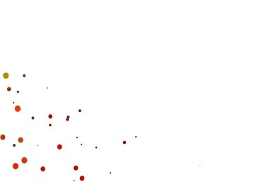 Açık Turuncu vektör benekli. Bulanık dekoratif tasarım baloncuklu soyut tarzda. Suyun deseni, yağmur damlaları.