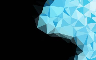 Soyut geometrik renkli vektör çokgen arkaplan