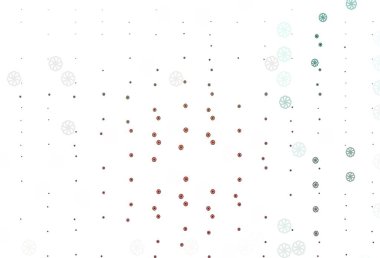 Xmas kar taneleriyle soyut vektör arkaplanı. Buz kristalleri ile soyut resimleme. Bu kalıp yeni yıl ilanı, broşürler için kullanılabilir.