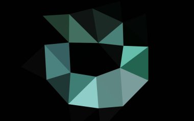 Açık Yeşil vektör çokgen arkaplan.