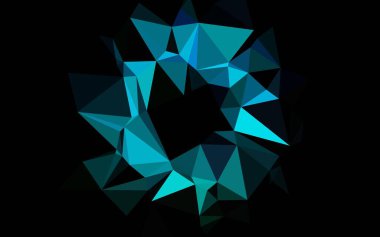 Soyut geometrik renkli vektör çokgen arkaplan