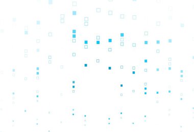 Işık Mavisi vektör arkaplanı, çizgiler, dikdörtgenler. Soyut arkaplanda dikdörtgenler ve renkli gradyanlar. İş broşürleri, broşürler için desen.