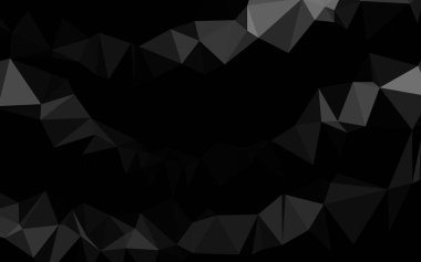 Koyu Gümüş, Gri vektör soyut mozaik desen.