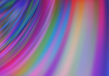 Açık Mavi, eğri kurdeleli kırmızı vektör şablonu.