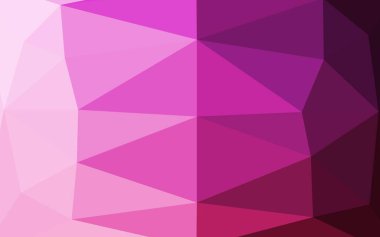 Açık Pembe vektör üçgen desen.