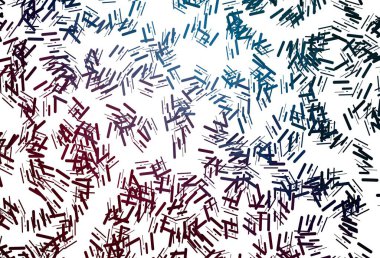 Düz çizgileri olan koyu kırmızı vektör arka plan. Dar çizgileri olan parlak renkli çizimler. TV reklamları için arkaplan.