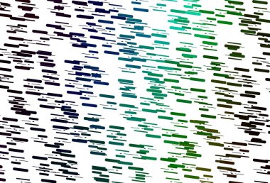 Açık Çokrenkli, tekrarlanan çubuklu Gökkuşağı vektör şablonu. Dar çizgileri olan parlak renkli çizimler. Reklamınız, posteriniz, afişiniz için en iyi tasarım.