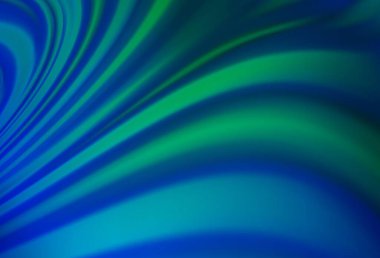 Açık mavi, kabarcık şekilli yeşil vektör deseni. Mermer stilinde tamamen yeni bir renk çizimi. Markan için yeni kompozisyon.