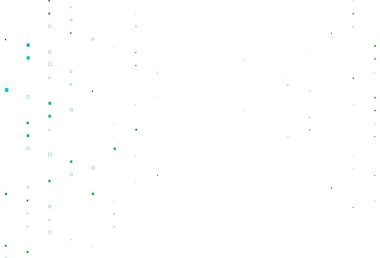 Açık mavi, dikdörtgenli yeşil vektör arkaplan. Dikdörtgenli soyut gradyan çizimi. Reklamınız, posteriniz, afişiniz için en iyi tasarım.