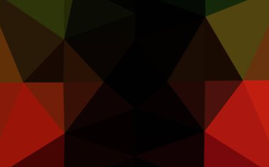 Açık Yeşil, Kırmızı vektör düşük polimerli doku.