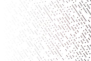 Dairesel şekilli açık kırmızı vektör düzeni. Parlak renkli soyut çemberlerin olduğu bir resim. Güzel web siteleri için desen.
