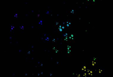 Karanlık Çokrenkli, baloncuk şekilli Gökkuşağı vektör şablonu. Mermer stilinde tamamen yeni bir renk çizimi. İşiniz için en iyi bulanık tasarım..