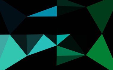 Soyut geometrik renkli vektör çokgen arkaplan