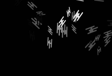 Koyu gümüş renkli çizgileri olan gri vektör dokusu. Sopalı modern geometrik soyut çizim. İş ilanınız için akıllı tasarım.