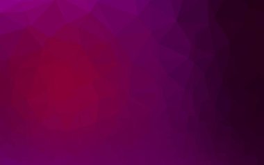 Koyu pembe vektör bulanık üçgen dokusu.