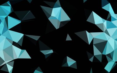 Soyut geometrik renkli vektör çokgen arkaplan