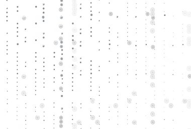 Xmas kar taneleriyle soyut vektör arkaplanı. Buz kristalleri ile soyut resimleme. Bu kalıp yeni yıl ilanı, broşürler için kullanılabilir.