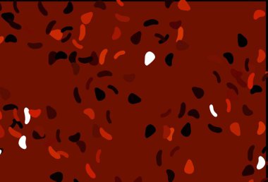 Kaotik şekilli açık kırmızı vektör deseni. Renkli rastgele şekillerle modern soyut illüstrasyon. Web siteniz için basit tasarım.