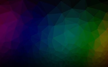 Soyut geometrik renkli vektör çokgen arkaplan