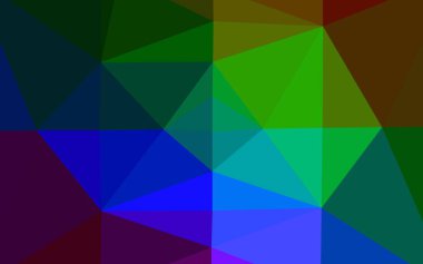 Soyut geometrik renkli vektör çokgen arkaplan