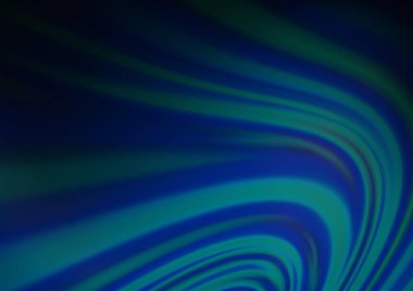 Bükülmüş kurdeleli koyu mavi vektör deseni.