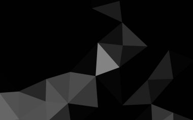 Koyu Gümüş, Gri vektör düşük poli düzeni.