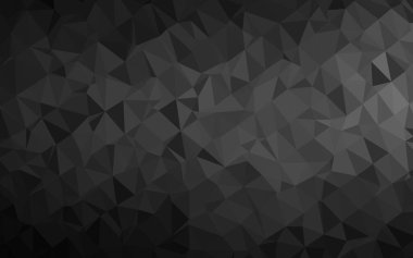 Üçgen desenli soyut geometrik renkli vektör çizimi