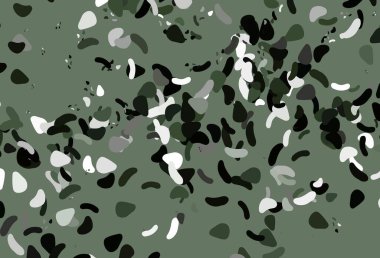 Koyu mavi, soyut şekilli kırmızı vektör arkaplan. Renkli rastgele şekillerle modern soyut illüstrasyon. Bir cep telefonu için arka plan.