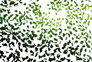 Karmaşık şekilli açık pembe vektör deseni. Modern tarzda değişen renkli kaotik formlar. Kartvizitiniz için modern tasarım.