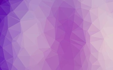 Çokgen desenli soyut geometrik renkli vektör çizimi.