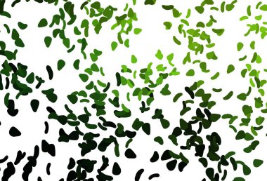 Soyut şekilli açık turuncu vektör arkaplanı. Soyut tarzda rengarenk gradyan şekilleri olan bir resim. Duvar kağıtları için zarif tasarım.