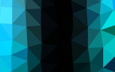 Çokgen desenli soyut geometrik renkli vektör çizimi.