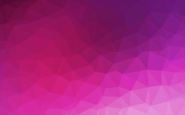 Koyu pembe vektör soyut mozaik desen.