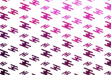 Dar çizgileri olan açık pembe vektör deseni. Soyut şablondaki çizgilerle dekoratif parlak çizimler. TV reklamları için arkaplan.