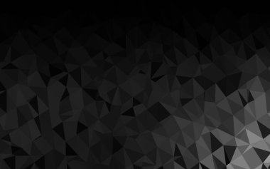 Koyu gümüş, gri vektör düşük polimerli doku.